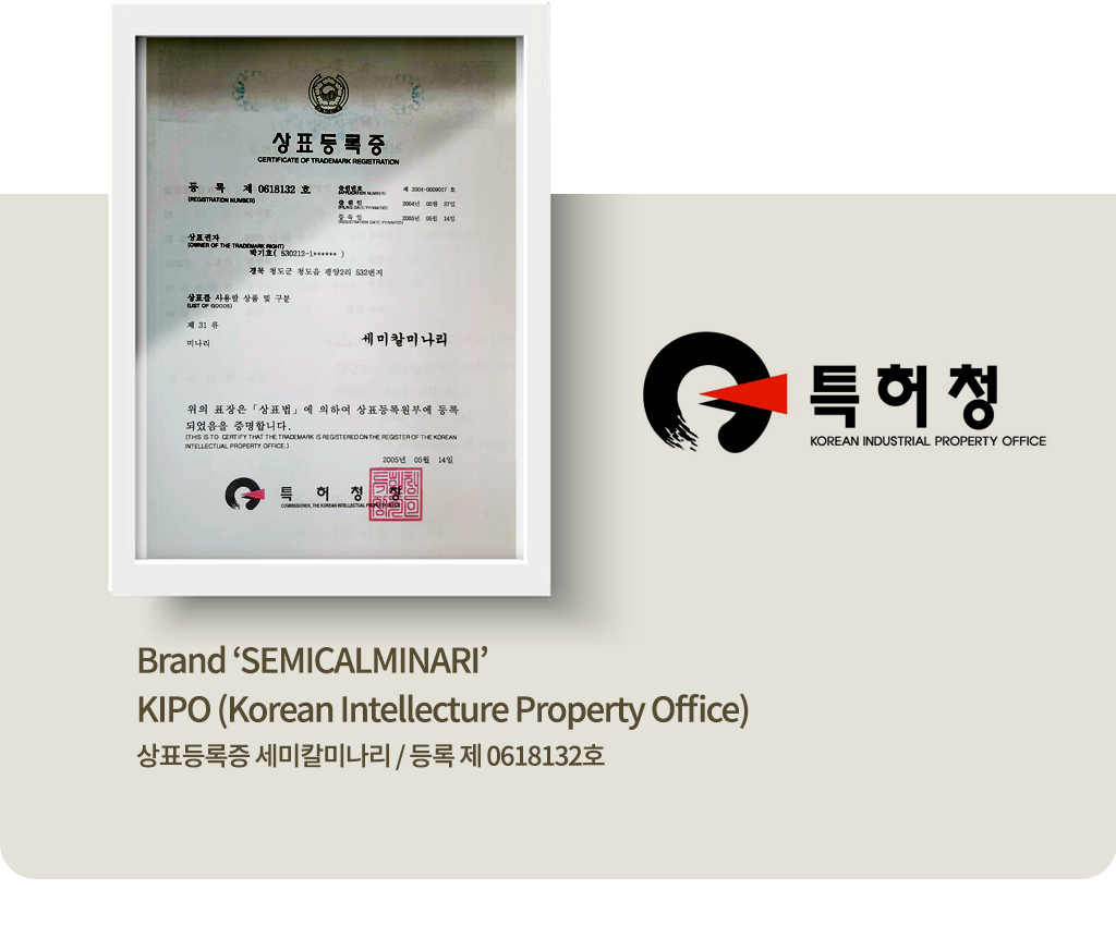 상표등록 제 0618132호